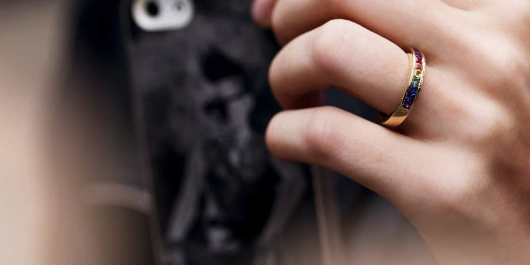 LGBT wedding and engagement rings
