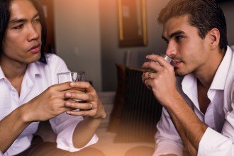LGBT wedding and engagement rings - 2 Gay Men