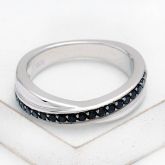 ZURICH AT NIGHT RING IN STERLING SILVER by EQUALLI.COM