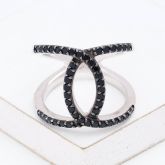 MANHATTAN AT NIGHT RING IN STERLING SILVER by EQUALLI.COM