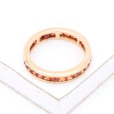 NEW YORK ORANGE RING 3 CT IN 14K GOLD by EQUALLI.COM 