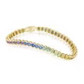 DENVER TENNIS BRACELET IN 14K AND 18K GOLD BY EQUALLI.COM