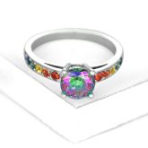 LAS VEGAS TOPAZ RING IN STERLING SILVER by EQUALLI.COM