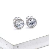ZOE EARRINGS IN 925 STERLING SILVER BY EQUALLI.COM