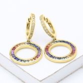 MASSACHUSETTS EARRINGS IN 14K GOLD By EQUALLI.COM