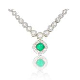 CLEOPATRA DIAMOND NECKLACE by EQUALLI.COM
