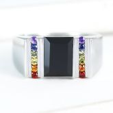 BARCELONA RING IN STERLING SILVER by EQUALLI.COM