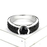 TOKYO AT NIGHT RING IN STERLING SILVER