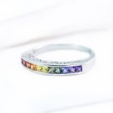 ROME RING IN STERLING SILVER by EQUALLI.COM