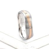 HERACLES ENGAGEMENT RING IN 14K GOLD WITH DIAMOND by Equalli.com