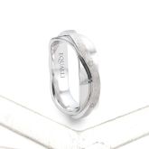 NERITES ENGAGEMENT RING IN 14K GOLD WITH DIAMOND by Equalli.com