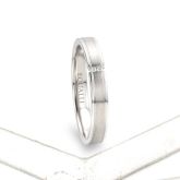 MESTRA ENGAGEMENT RING IN 14K GOLD WITH DIAMOND by Equalli.com 