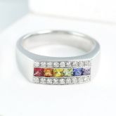 LONDON RING IN STERLING SILVER by EQUALLI.COM