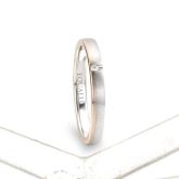HERA ENGAGEMENT RING IN 14K GOLD WITH DIAMOND by Equalli.com