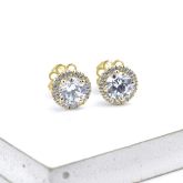 ZOE EARRINGS IN 14K GOLD BY EQUALLI.COM