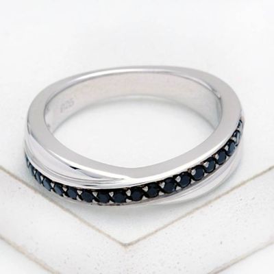 ZURICH AT NIGHT RING IN STERLING SILVER by EQUALLI.COM