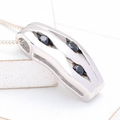 DALLAS AT NIGHT PENDANT IN STERLING SILVER by EQUALLI.COM