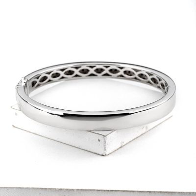 DETROIT AT NIGHT BANGLE IN STERLING SILVER