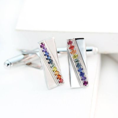 MEXICO CUFFLINKS IN STERLING SILVER by EQUALLI.COM