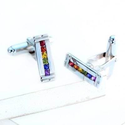 AMSTERDAM CUFFLINKS IN STERLING SILVER by EQUALLI.COM