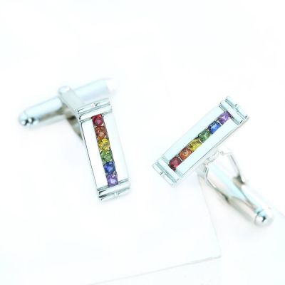 AMSTERDAM CUFFLINKS IN 14K GOLD by EQUALLI.COM
