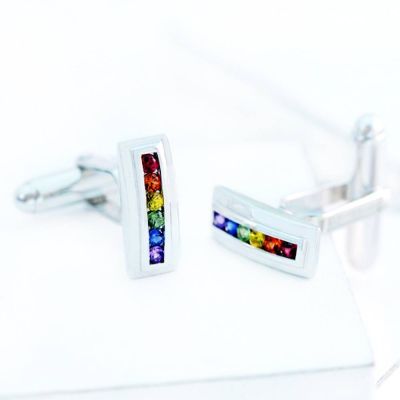 BERLIN CUFFLINKS IN STERLING SILVER by EQUALLI.COM