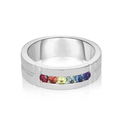 AMSTERDAM RING In Sterling Silver 6mm Comfort Band