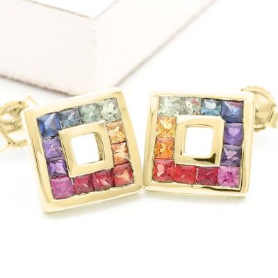 RICHMOND EARRINGS IN 14K GOLD by EQUALLI.COM 