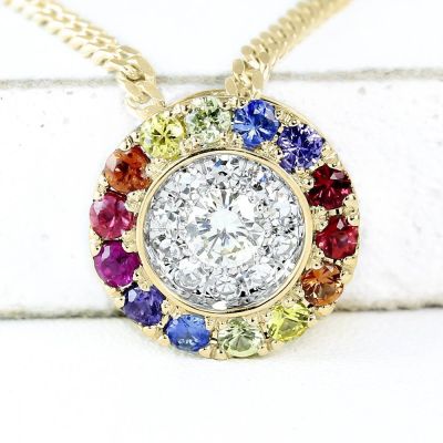 SYDNEY PENDANT IN 14K GOLD by EQUALLI.COM