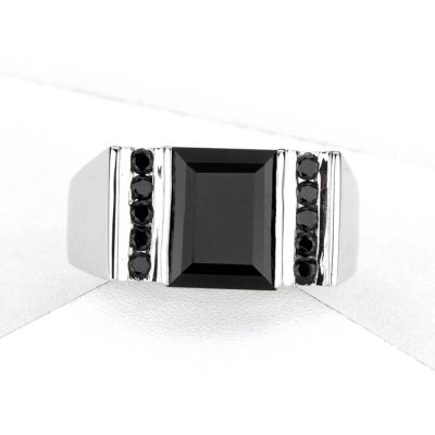 BARCELONA AT NIGHT RING IN STERLING SILVER