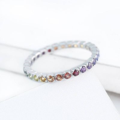 MIAMI RING IN STERLING SILVER by EQUALLI.COM