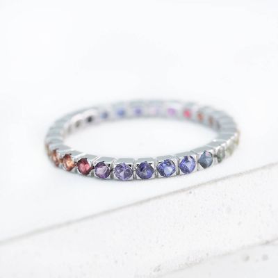 MIAMI RING IN STERLING SILVER by EQUALLI.COM