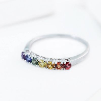 LOS ANGELES RING IN STERLING SILVER by EQUALLI.COM