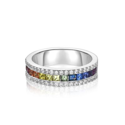 ATLANTA RING IN 925 STERLING SILVER BY EQUALLI.COM