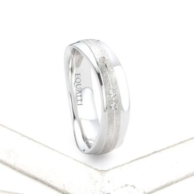 LAIUS ENGAGEMENT RING IN 14K GOLD WITH DIAMOND by Equalli.com