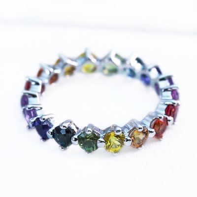 PORTLAND RING IN STERLING SILVER by EQUALLI.COM