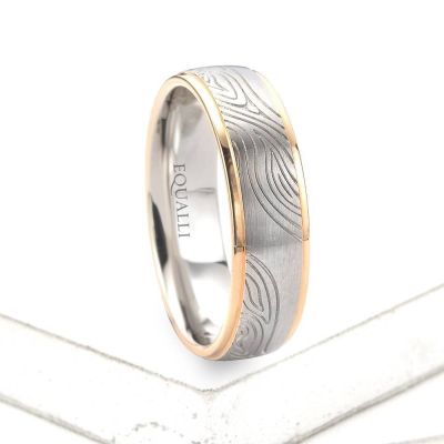 EURYALUS ENGAGEMENT RING IN 14K GOLD by Equalli.com 