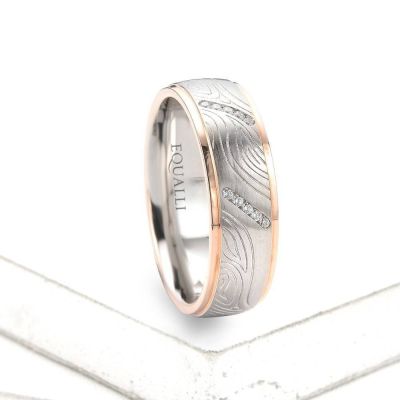 EURYALUS ENGAGEMENT RING IN 14K GOLD WITH DIAMOND by Equalli.com