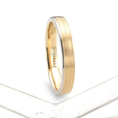 HERMES ENGAGEMENT RING IN 14K GOLD by Equalli.com