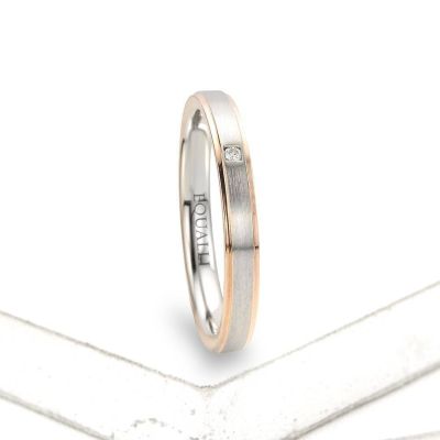 MACHLYES ENGAGEMENT RING IN 14K GOLD WITH DIAMOND by Equalli.com