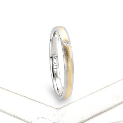 PHANES ENGAGEMENT RING IN 14K GOLD WITH DIAMOND by Equalli.com