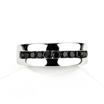 CLEVELAND AT NIGHT RING IN STERLING SILVER