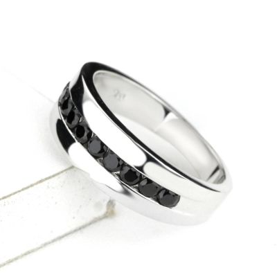 CLEVELAND AT NIGHT RING IN STERLING SILVER