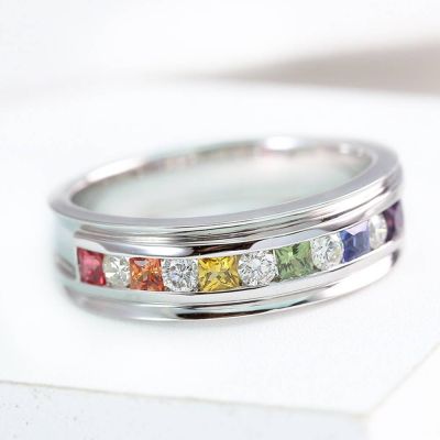 TEL AVIV RING IN STERLING SILVER by EQUALLI.COM