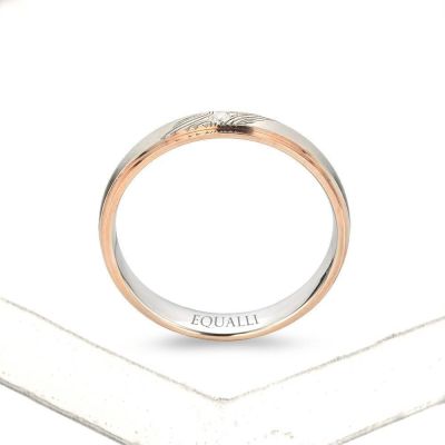 CHARITES ENGAGEMENT RING IN 14K GOLD WITH DIAMOND by Equalli.com