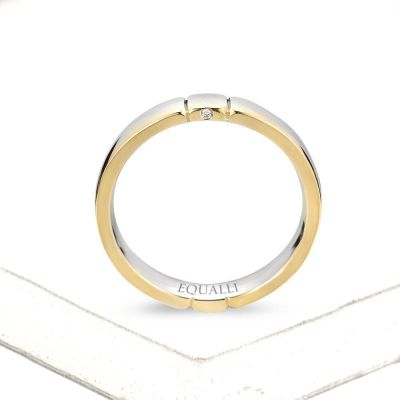 EILEITHYIA ENGAGEMENT RING IN 14K GOLD WITH DIAMOND by Equalli.com