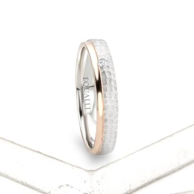 ENAREE ENGAGEMENT RING IN 14K GOLD WITH DIAMOND by Equalli.com