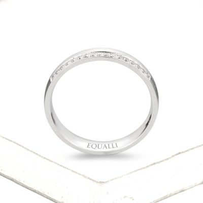DEMETER ENGAGEMENT RING IN 14K GOLD WITH DIAMOND by Equalli.com