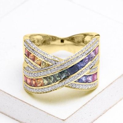 PRAGUE RING IN 14K GOLD by EQUALLI.COM