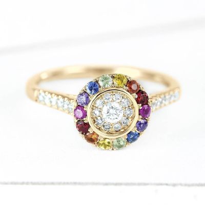 SYDNEY RING  IN 14K GOLD by EQUALLI.COM